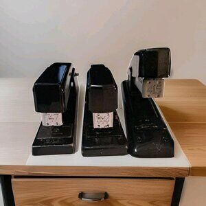 Vintage Swingline Stapler 3 Models 747, 444, 415 Ford USA MCM Office Works Lot